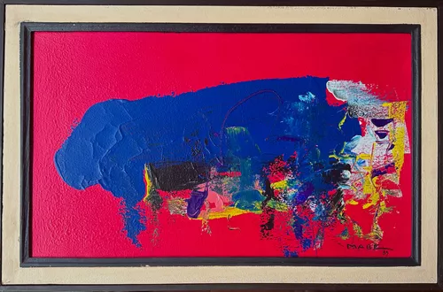 Manabu Mabe - Óleo Sobre Tela, assinado 30x50cm ! Jv9