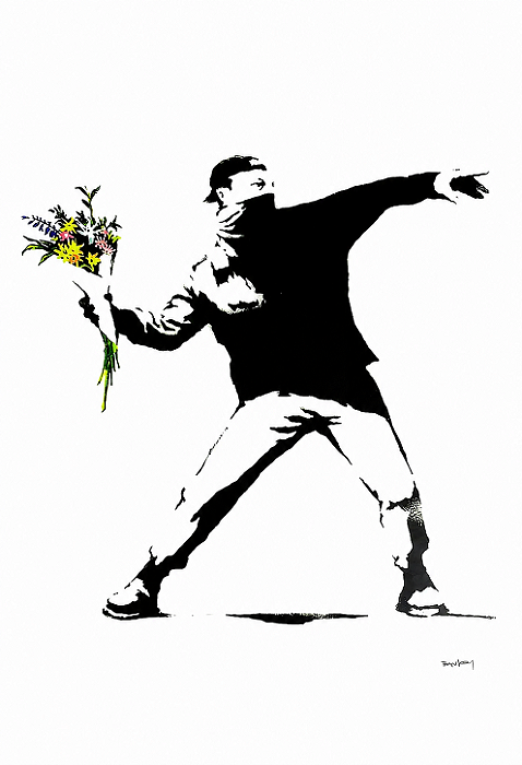 Banksy, Gravura, 29cm X 41,5cm, B8 W3