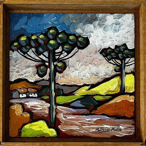 Marcus Müller, Acrílica Sobre Mdf, 20x20cm Jv9