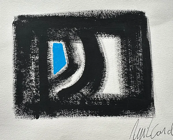 Amílcar De Castro, Tinta Cartão, 21x30cm. B8.w3
