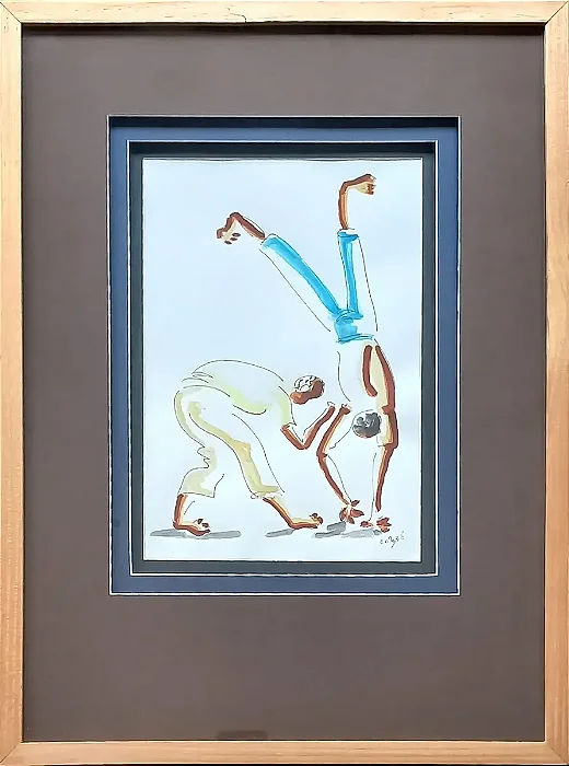 Carybé, Técnica Mista, 30x20cm ! Jv9