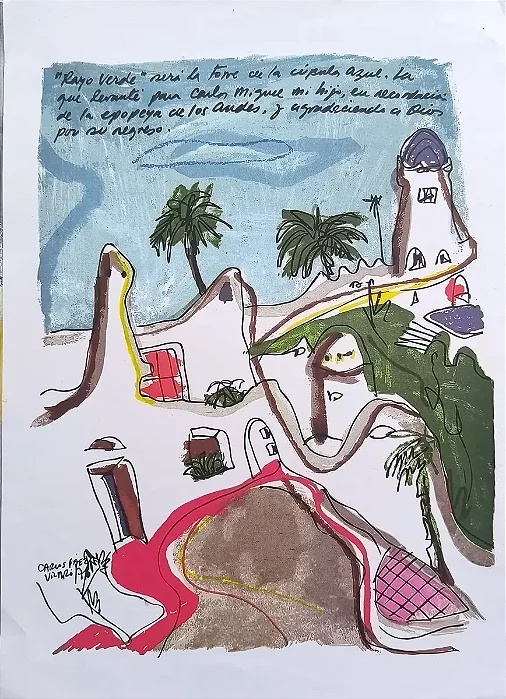 Carlos Paez Vilaró. Gravura, Medindo 55cm X 40cm B8