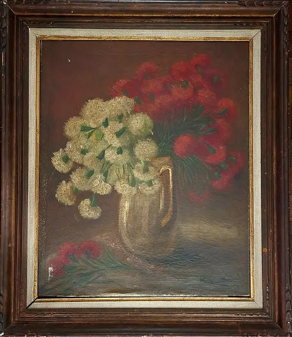 Giuseppe Perissinotto. Óleo Sobre Tela 64x52,5 Cm.b8