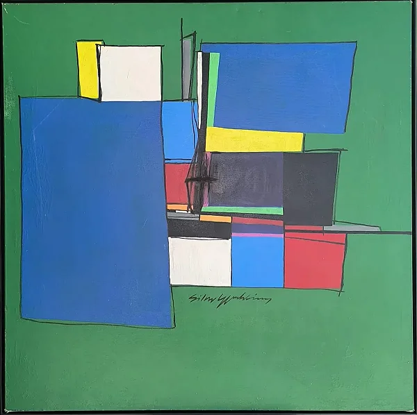 Silvio Oppenheim, Acrílica Sobre Tela, Medindo 100cm X100cm