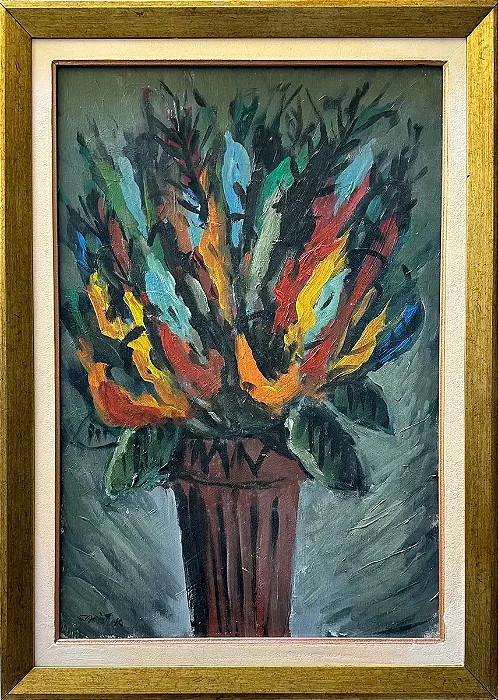 Caristina, Óleo Sobre Placa, 60x40cm (mi) Assinado Jv9a