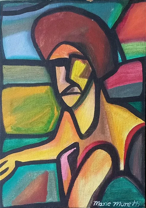Marie Moretti, Acrílica Sobre Tela, 33cm X 48cm, B8