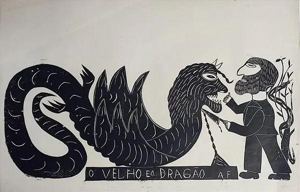 Amaro Francisco, Xilogravura, 50x40cm, B8 W1