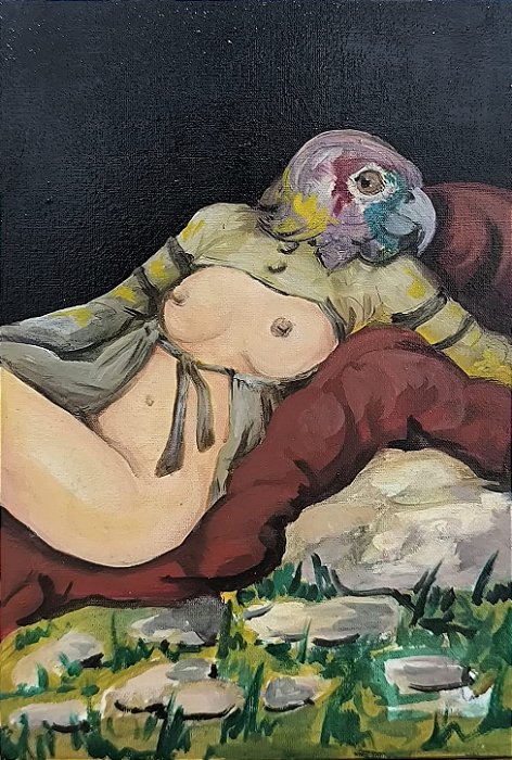 Anasor Ed Searom 2024, Óleo Sobre Tela, 20cm X 30cm Jv9