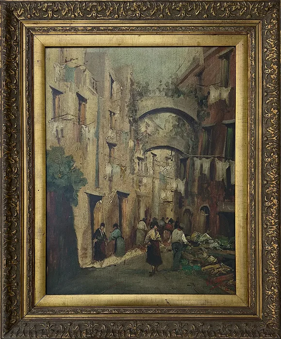 Vincenzo Irolli, Óleo Sobre Tela, 65x50cm Med Int B8