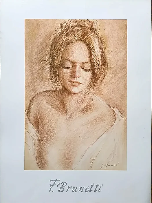 Fernando Brunetti, Gravura Medindo 50cm X 70cm B8