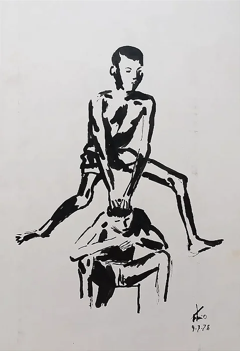 Nanquim Sobre Cartão 1978, 45x32cm, B8