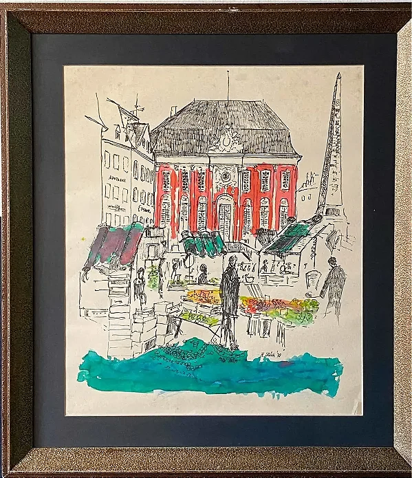 H. Stuch , Técnica Mista , 40x48cm , 1982 B8