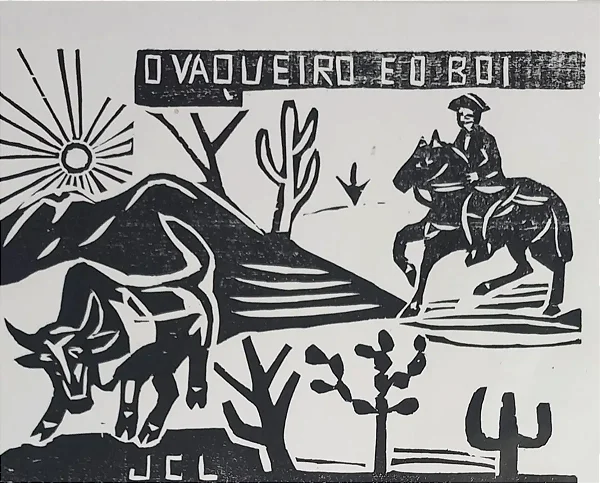 José Costa Leite, Xilogravura, 45x36cm, B8 W3