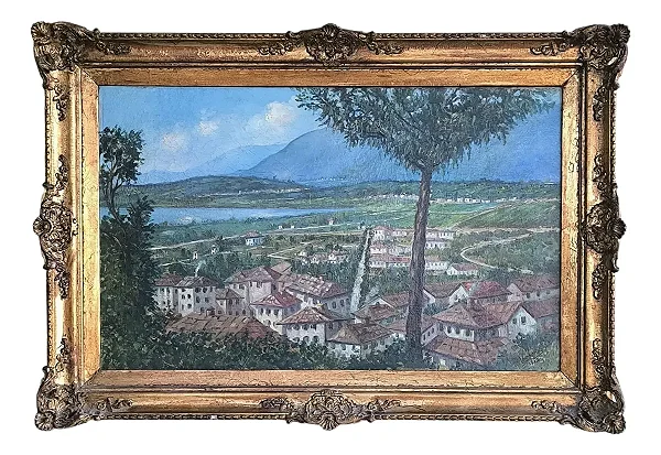 Romolo Lombardi 42, Óleo Sobre Tela, 45x75cm Medida Interna