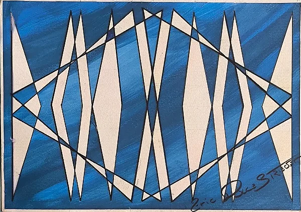 Eric Striever, Técnica Mista Sobre Cartão, 29,5cm X 21cm