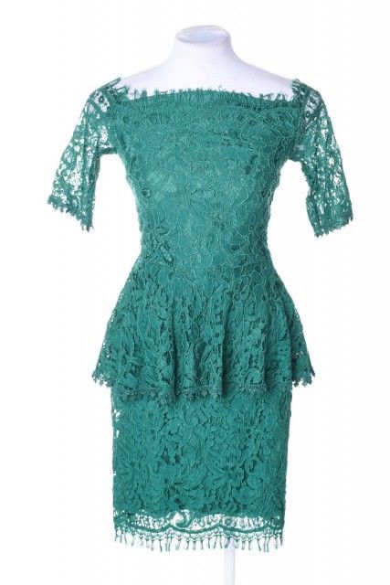 Vestido Anne Fernandes Renda Verde