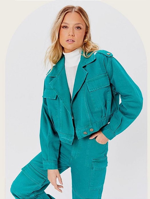 Jaqueta NV Modelo Anya Verde Pacífico