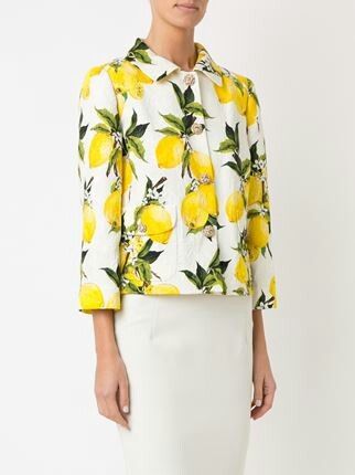 Blazer Dolce Gabbana Estampado Limões