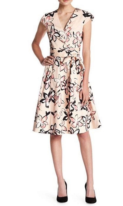 Vestido Kate Spade Rosa Claro Rodado Floral