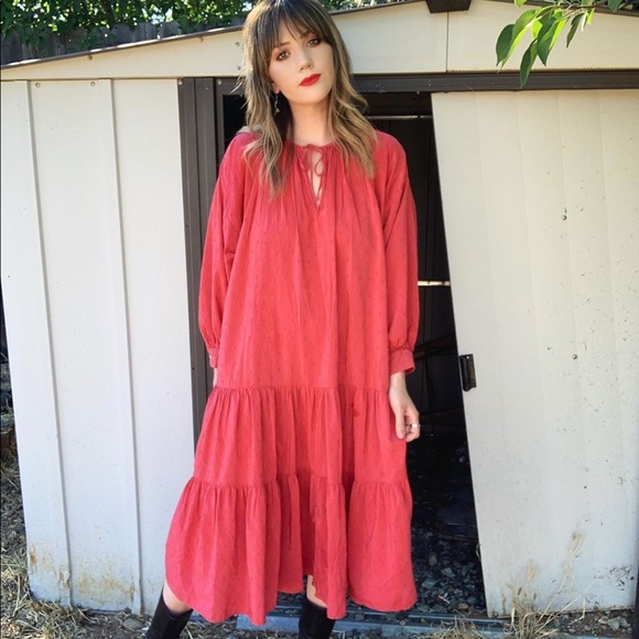 Vestido Zara Goiaba - Rosa - Laranja