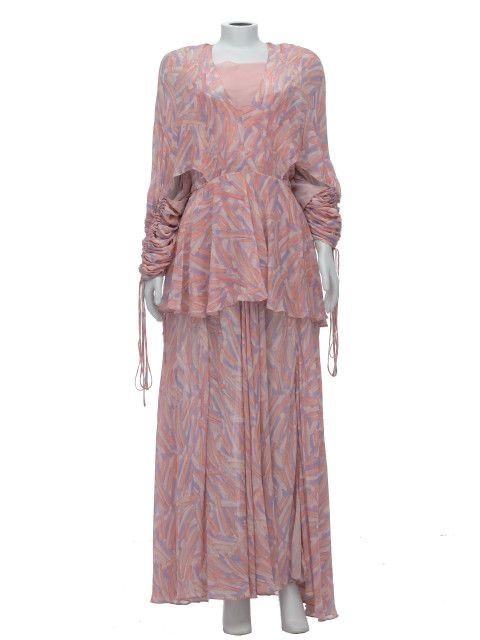 Vestido Longo Le Lis Blanc Rosa Estampado