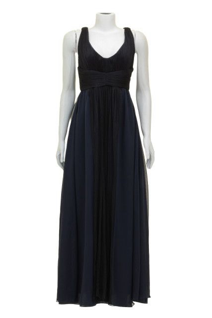 Vestido Spezzato Bicolor Seda