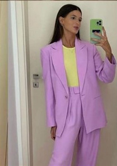Blazer NV Lilás - Rosa Modelo Jordan