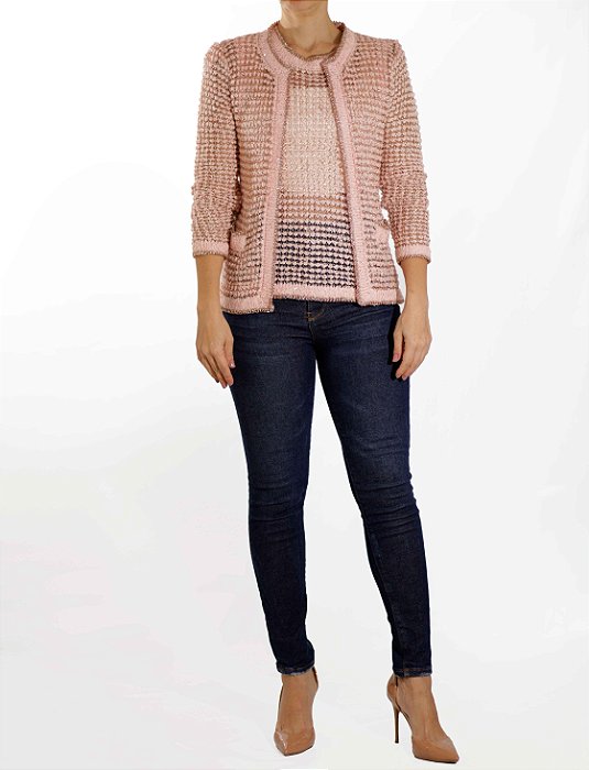 Twin Set Carol Bassi Rosa Tricot