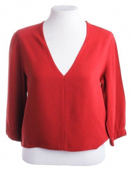 Blusa Mixed Terracota Manga 3/4