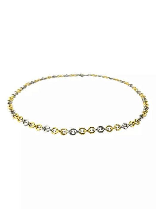 Cinto NV Prata e Dourado Corrente
