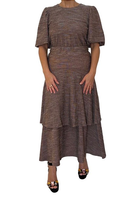 Conjunto Mixed Marrom Vários Tons