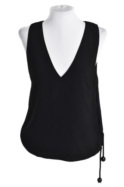 Blusa Regata Cris Barros Preta