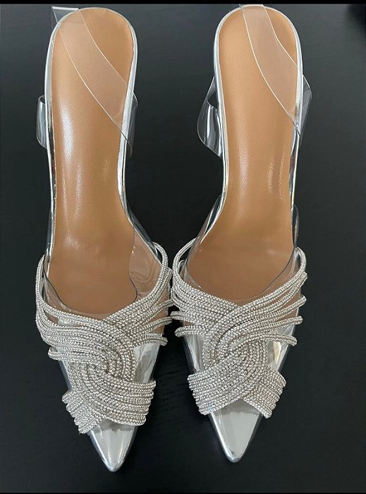 Scarpin Bhava Strass Salto Alto