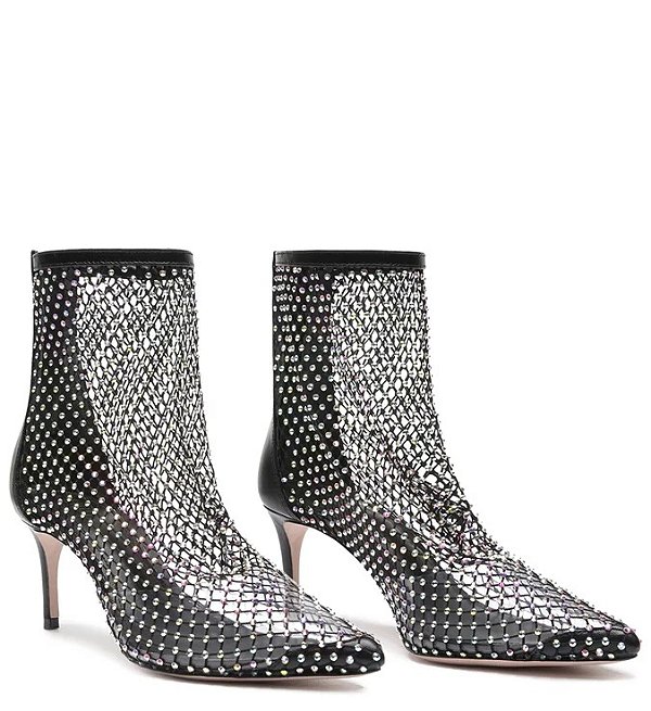 Bota Schutz Preta Strass
