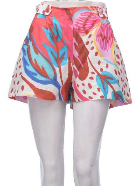 Short PatBo Rosa Estampado