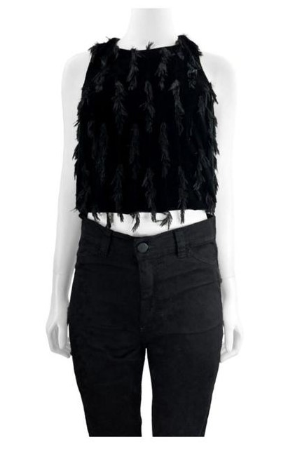 Conjunto Mixed Preto Textura Saia Midi + Blusa