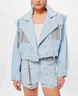 Jaqueta NV Jeans Brilhos