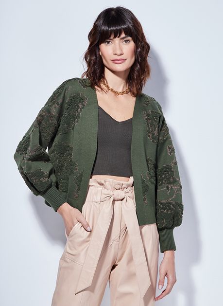 Casaco Le Lis Blanc Verde Militar