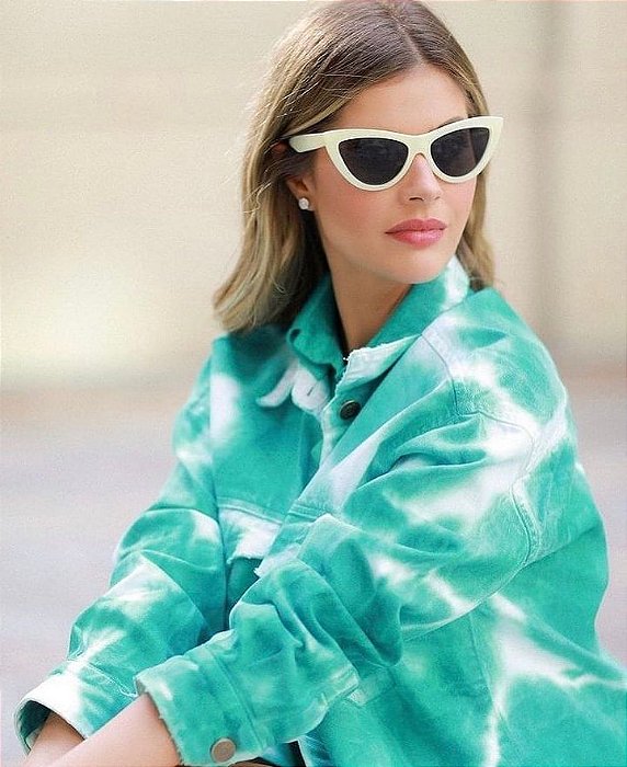 Jaqueta NV Tie Die Verde