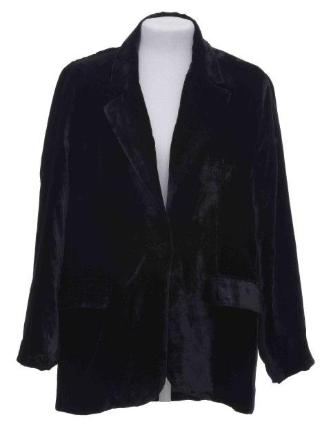 Blazer Zara Preto Veludo