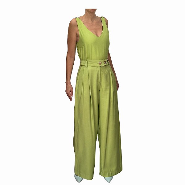 Conjunto Calça + Blusa Verde Lima