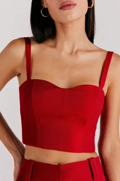 Top/Cropped NV Vermelho