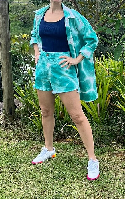 Conjunto Short + Jaqueta NV Verde