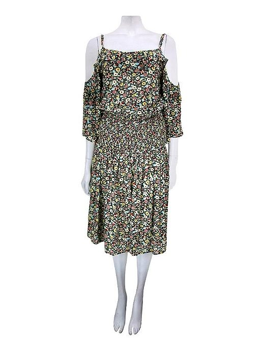 Vestido Ateen Floral Alça