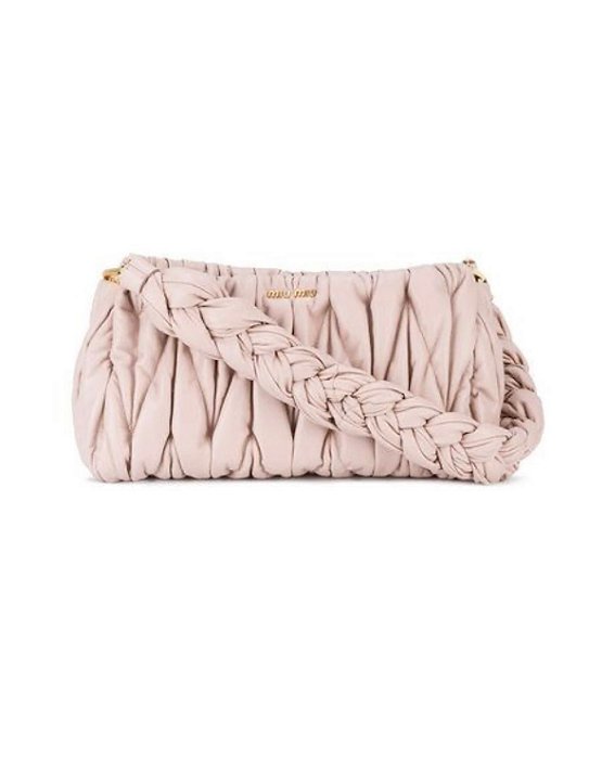 Bolsa Miu Miu Modelo Matelassê Nude Rosé