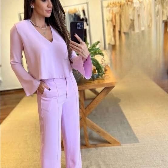 Blusa NV Rosa Modelo Lidia