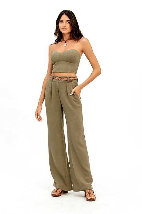 Calça VIX Modelo Ully Pistachio