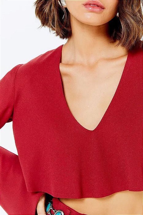 Blusa NV Modelo Lídia Vermelha