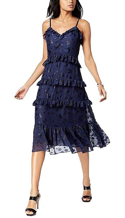 Vestido Michael Kors Azul Marinho