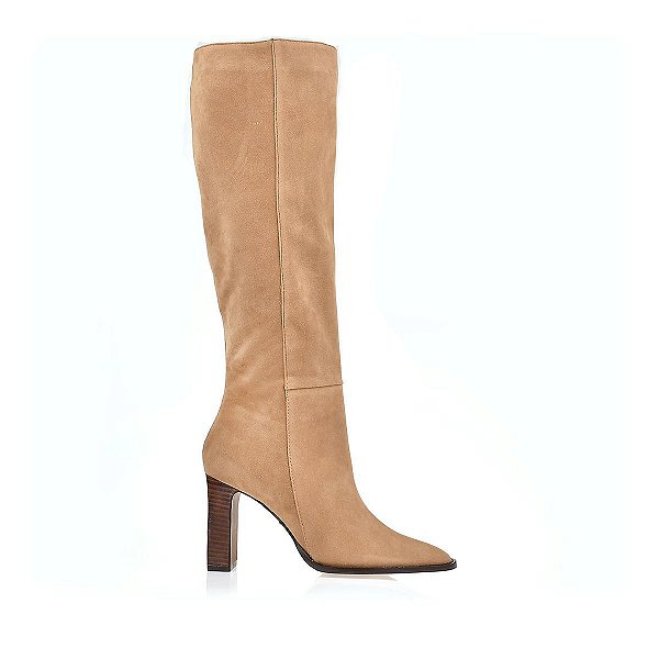 Bota Uza Shoes Salto Alto Shammy Honey